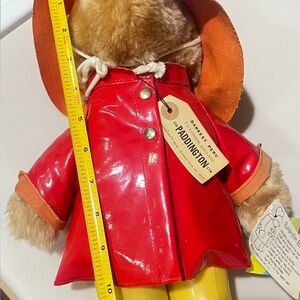 Bear Plush with Red Coat and Yellow Boots